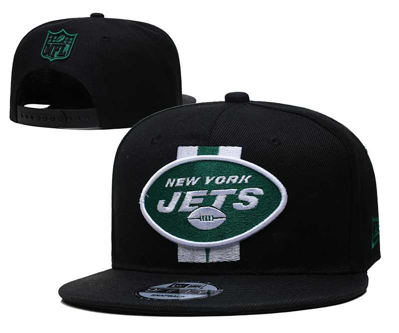 New York Jets Team Logo Adjustable Hat YD (13)